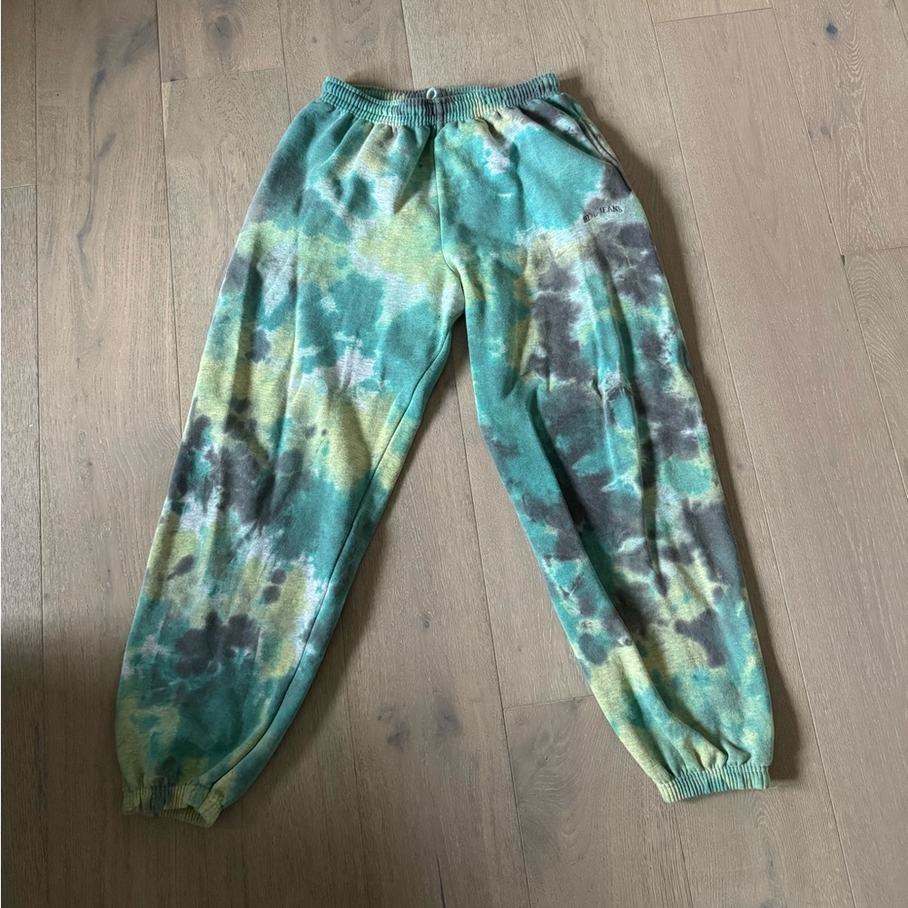 BDG Urban Outfitters Green Tie Dye Womens Jogger Sweatpants